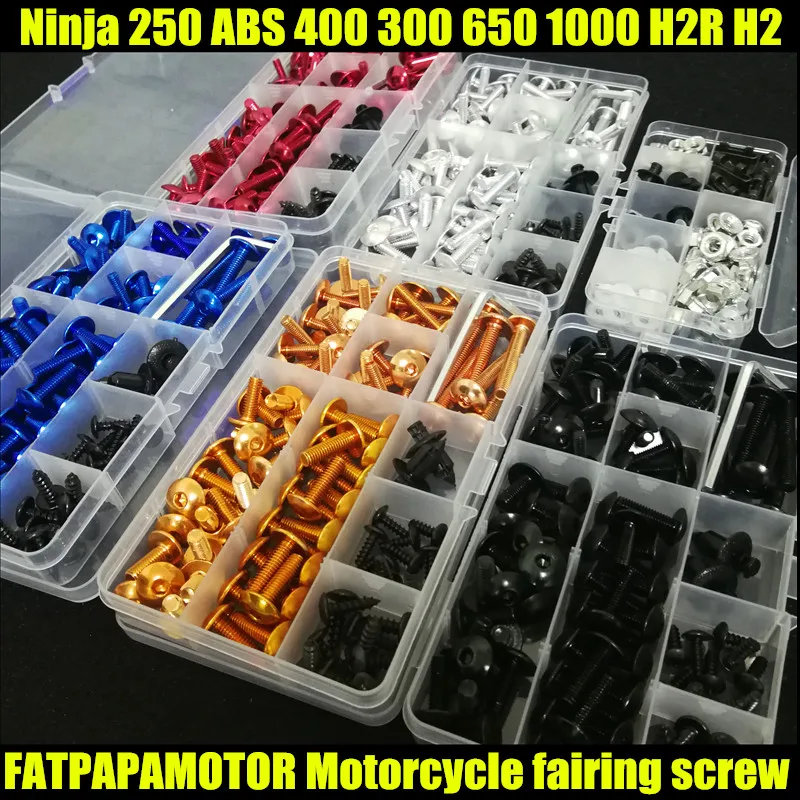 Универсальные болты для мотоцикла винты пружинные KAWASAKI Ninja 250 ABS R 400 300 650 1000 H2R H2 |
