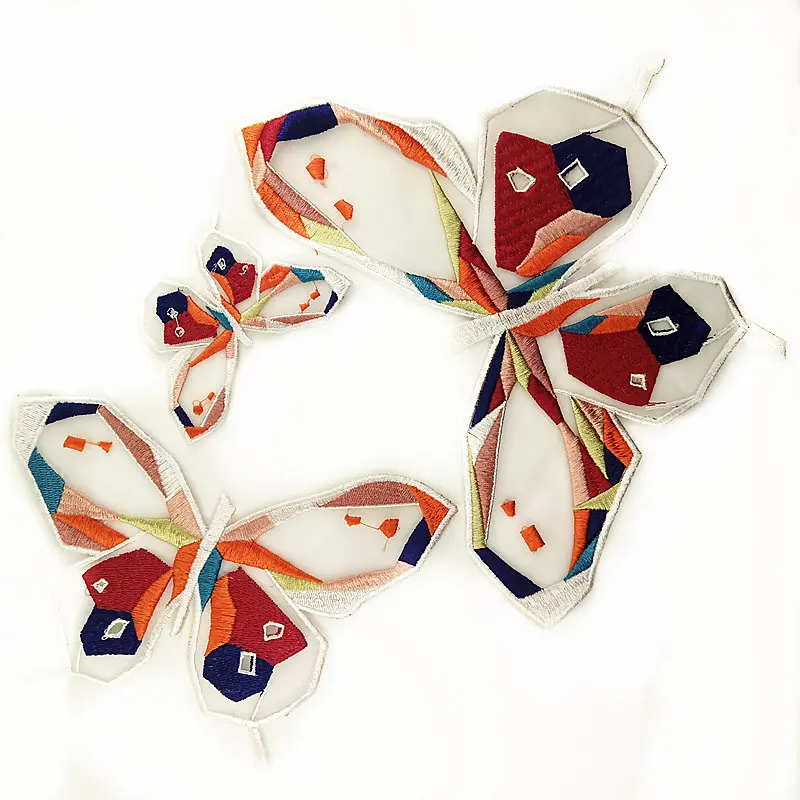 4Sets Sew On Embroidered Colorful Butterfly Lace Fabric Patch Applique Animal Craft Patches For Clothing Parches Para La Ropa
4Sets Sew On Embroidered Colorful Butterfly Lace Fabric Patch Applique Animal Craft Patches For Clothing Parches Para La Ropa