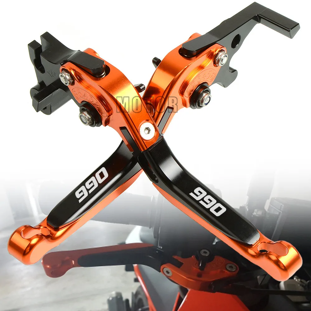 Фото Для 990 SMT/SMR 2009-2013 2012 2011 2010 CNC мотоциклетные регулируемые складные рычаги тормозной