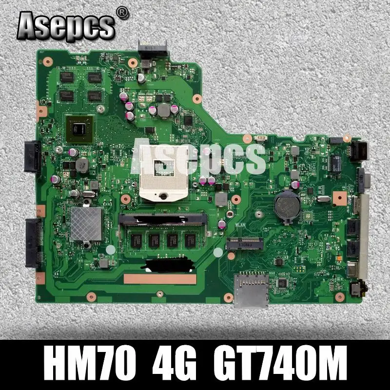 Asepcs X75VB материнская плата для ноутбука ASUS X75VC X75VD X75V X75 тестовая оригинальная HM70 4G