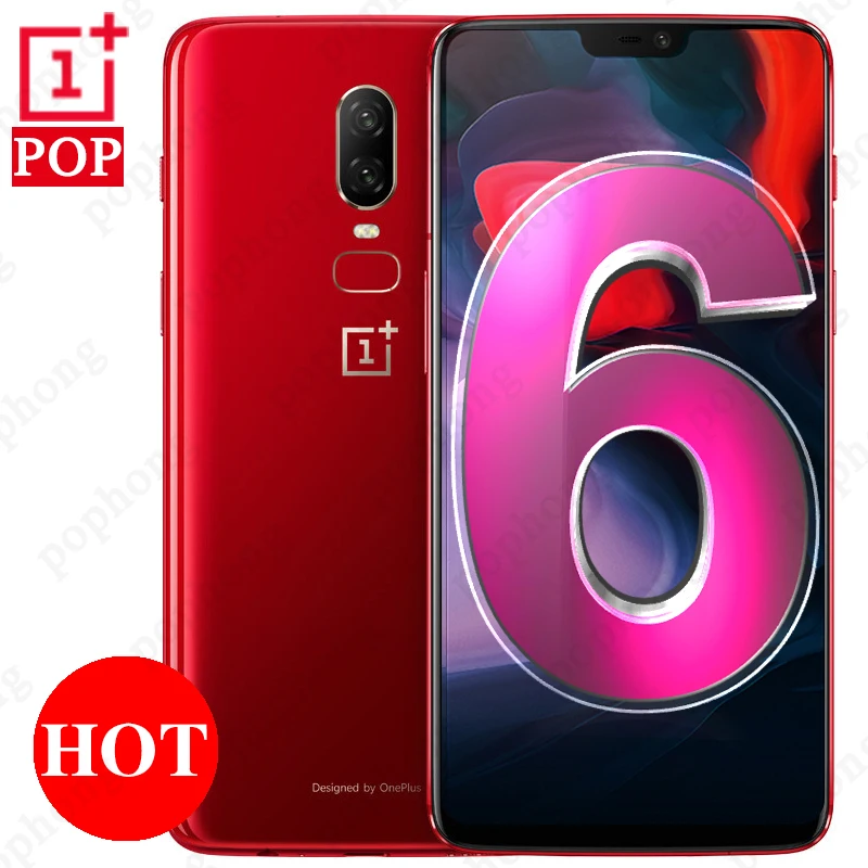 Фото 6 28 дюймов глобальная прошивка Oneplus Смартфон Snapdragon 845 Android 8 1 ГБ ОЗУ 128 ГБ/256 Гб ПЗУ