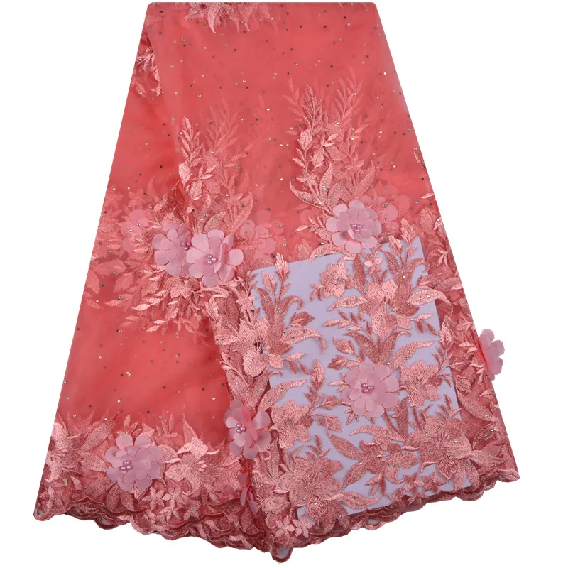 2018 Free Shipping African Embroidery 3D Handmade Beaded Pearls Tulle Lace Fabric With Rhinestones For Wedding Dress 1240
2018 Free Shipping African Embroidery 3D Handmade Beaded Pearls Tulle Lace Fabric With Rhinestones For Wedding Dress 1240