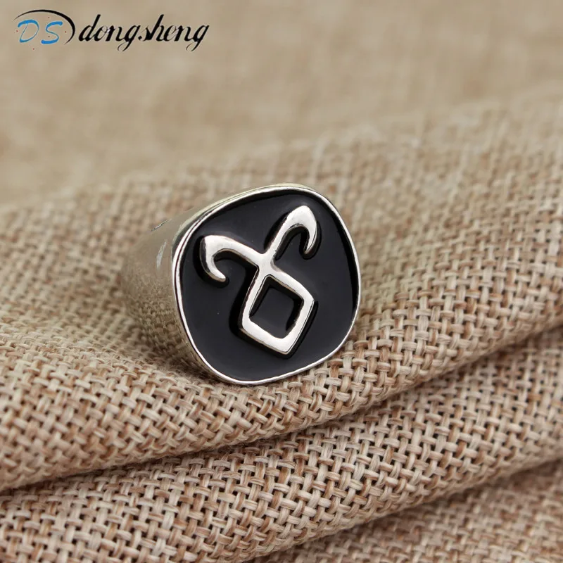 dongsheng The Mortal Instruments City Of Bones Angelic Power Rune Rings Vintage Alloy Metal Ring With Black Enamel Rings
dongsheng The Mortal Instruments City Of Bones Angelic Power Rune Rings Vintage Alloy Metal Ring With Black Enamel Rings