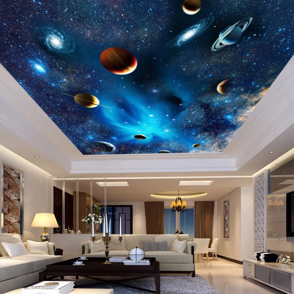 Universe Space Planet Night Sky Stars Photo Mural For Kids Bedroom Living Room Ceiling Wall Decor Non-woven Custom 3D Wallpaper
Universe Space Planet Night Sky Stars Photo Mural For Kids Bedroom Living Room Ceiling Wall Decor Non-woven Custom 3D Wallpaper