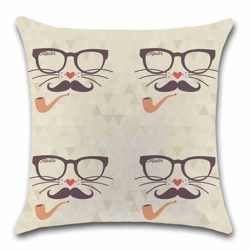Beard Glasses fox elk background pattern Cushion Cover Decoration Home office sofa chair seat friend living room gift pillowcase
Beard Glasses fox elk background pattern Cushion Cover Decoration Home office sofa chair seat friend living room gift pillowcase