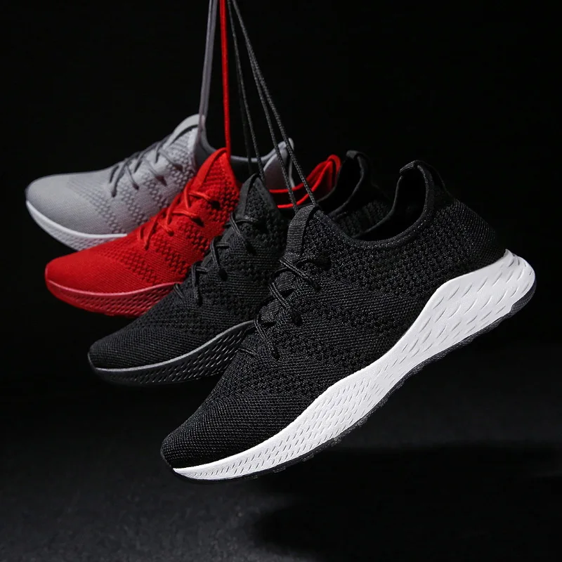 Breathable Men Sneakers Male Shoes Adult Red Black Gray High Quality Comfortable Non-slip Soft Mesh Men Shoes Trend Footwear
Breathable Men Sneakers Male Shoes Adult Red Black Gray High Quality Comfortable Non-slip Soft Mesh Men Shoes Trend Footwear