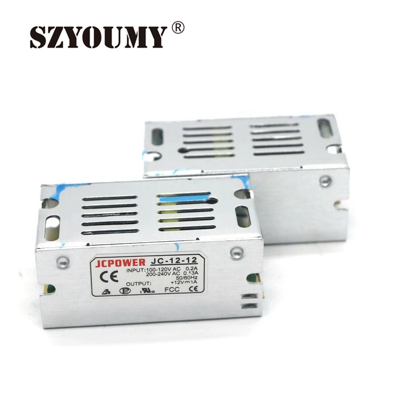 SZYOUMY 100 шт. 12В 1А 12 Вт блок питания металлический корпус 100В-240В AC к DC трансформатор освещения Светодиодный драйвер для CCTV светодиодные ленты
SZYOUMY 100 шт. 12В 1А 12 Вт блок питания металлический корпус 100В-240В AC к DC трансформатор освещения Светодиодный драйвер для CCTV светодиодные ленты