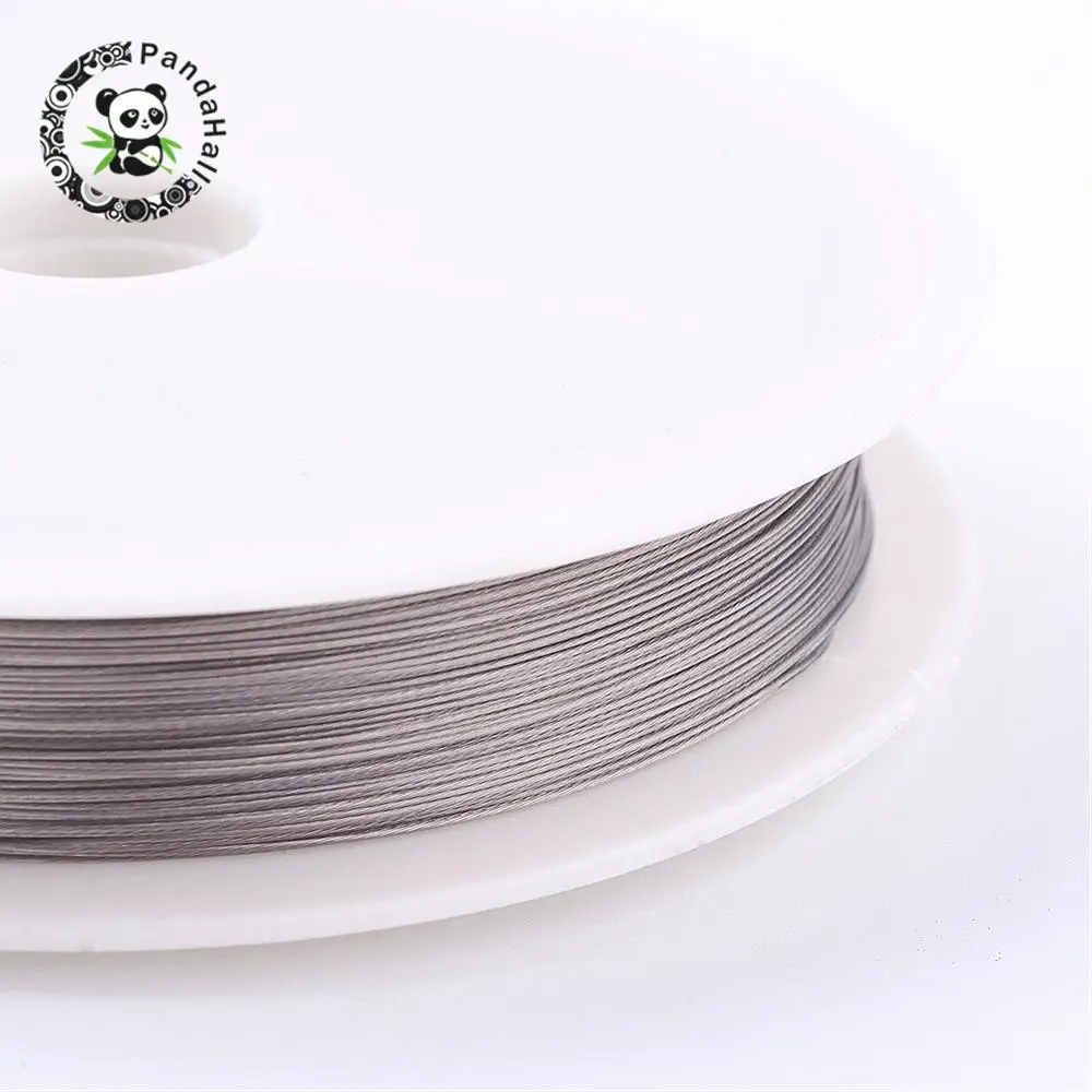 10Roll Original Color Tiger Tail Jewelry Findings for DIY LightGrey, 0.3mm in diameter, about 50m/roll
10Roll Original Color Tiger Tail Jewelry Findings for DIY LightGrey, 0.3mm in diameter, about 50m/roll