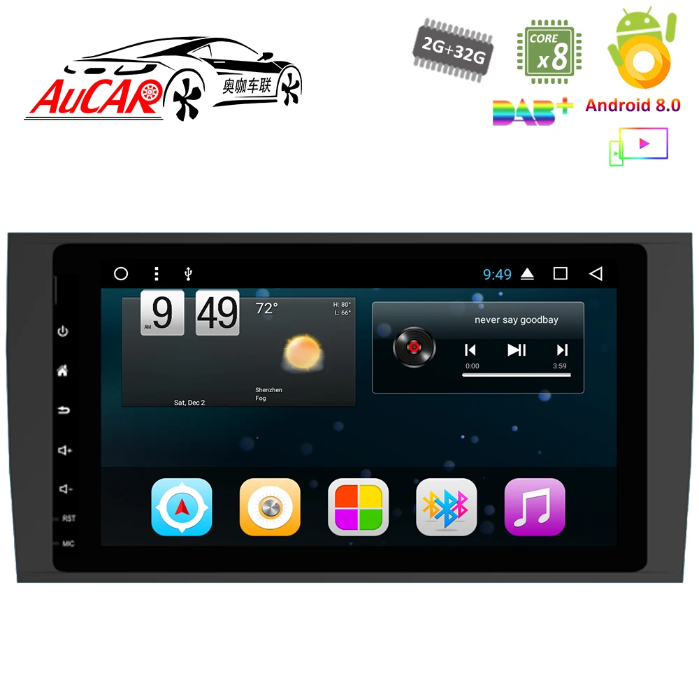 Автомобильный DVD-плеер на Android 7,1, 8 дюймов, система GPS-навигации для Porsche Cayenne Octa core 1024*600 радио с Bluetooth и GPS, радио, Wi-Fi, 4G, стерео
Автомобильный DVD-плеер на Android 7,1, 8 дюймов, система GPS-навигации для Porsche Cayenne Octa core 1024*600 радио с Bluetooth и GPS, радио, Wi-Fi, 4G, стерео