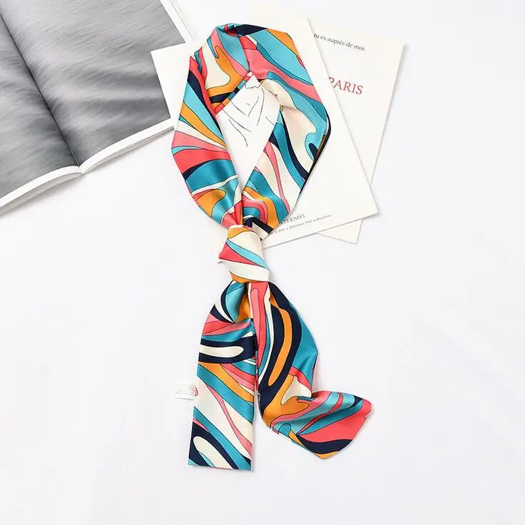 yishine 18*145cm New Skinny Scarf Geometric Hearts Women Silk Small Handle Bag Ribbons Female Headband Small Long Scarves
yishine 18*145cm New Skinny Scarf Geometric Hearts Women Silk Small Handle Bag Ribbons Female Headband Small Long Scarves