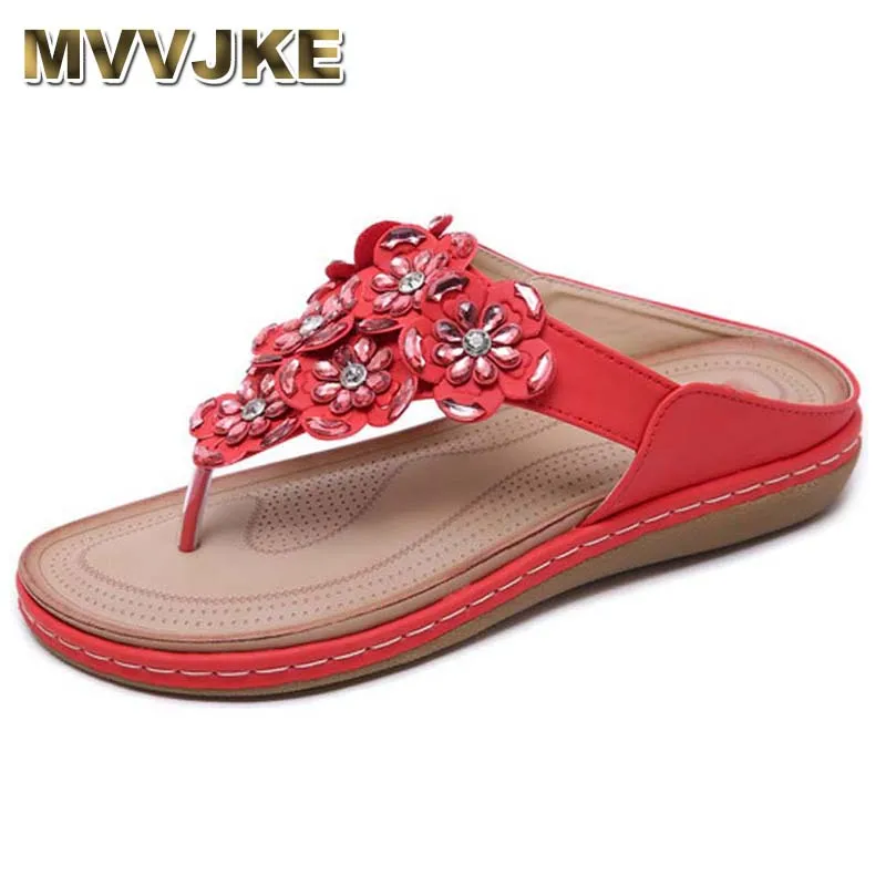 MVVJKEWomen Sandals Crystal Flower Ladies Flat Sandals Women Summer Flip Flops Woman Slippers Slip ON Best Quality
MVVJKEWomen Sandals Crystal Flower Ladies Flat Sandals Women Summer Flip Flops Woman Slippers Slip ON Best Quality