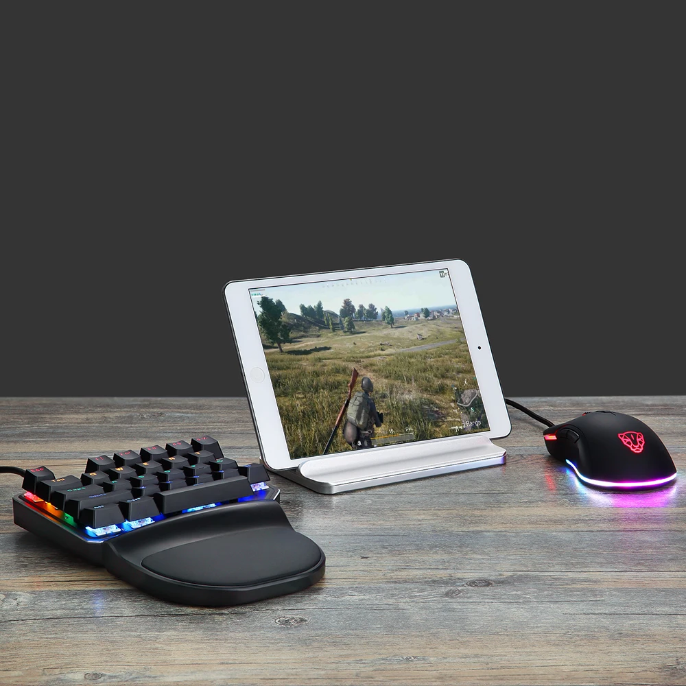 Motospeed Mechanical keyboard K27 27 Keys Single hand Backlight USB Wired Gaming Keyboard and Mouse Set for Computer Notebook
Motospeed Mechanical keyboard K27 27 Keys Single hand Backlight USB Wired Gaming Keyboard and Mouse Set for Computer Notebook