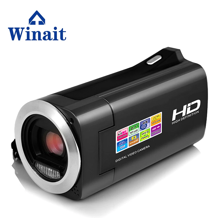 Цифровая видеокамера Winait 8 0 мегапикселей мини DVR HD 720P 2 7 "TFT LCD дисплей |