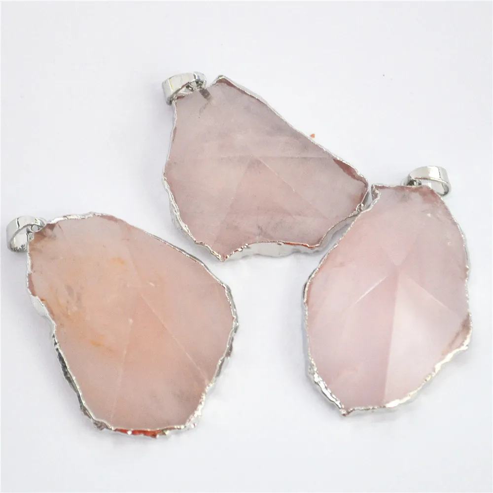 New Best Fashion 6Pcs Side Natural Stone Section Pendants Powder Pink Crystal Charms Pendants For Jewelry Making Free Shipping
New Best Fashion 6Pcs Side Natural Stone Section Pendants Powder Pink Crystal Charms Pendants For Jewelry Making Free Shipping