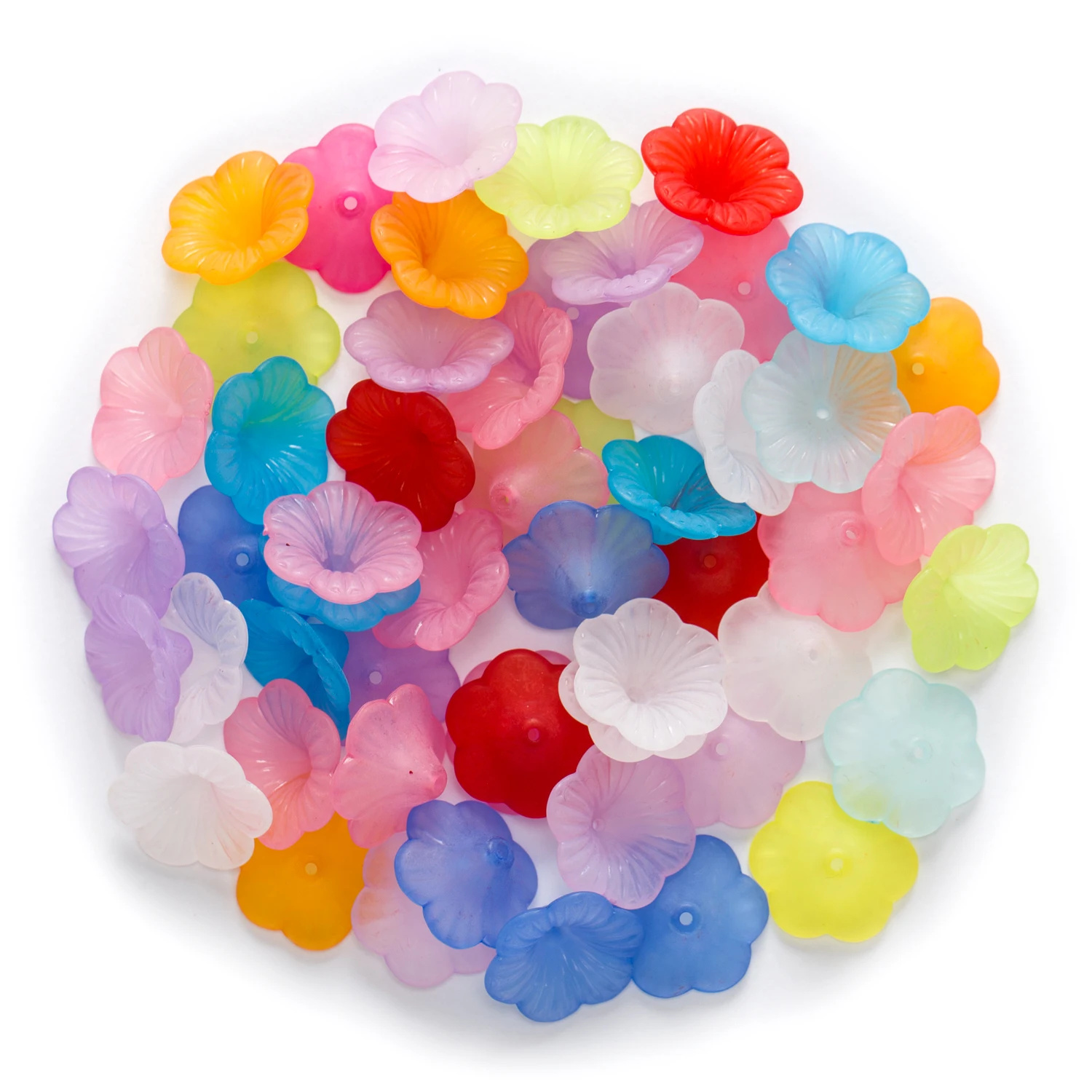50 Piece Multicolor Random Mixed Acrylic Flower Shaped Spacer Beads Findings Jewelry Making Spacer Beads 12-21mm
50 Piece Multicolor Random Mixed Acrylic Flower Shaped Spacer Beads Findings Jewelry Making Spacer Beads 12-21mm