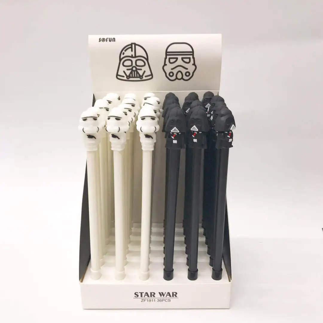 36 pcs Gel Pens Warrior black colored kawaii gift gel-ink pens pens for writing Cute stationery office school supplies
36 pcs Gel Pens Warrior black colored kawaii gift gel-ink pens pens for writing Cute stationery office school supplies