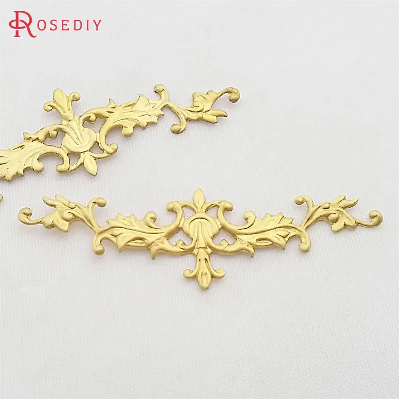 (30300)20PCS 52x16MM Not plated color Brass Decorative Spacer Diy Jewelry Findings Accessories Wholesale
(30300)20PCS 52x16MM Not plated color Brass Decorative Spacer Diy Jewelry Findings Accessories Wholesale