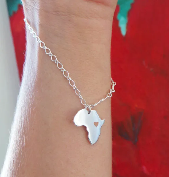Africa Map Bracelet Country of South African Map Bracelet Adoption Bracelet Ethiopia Ciondolo Africa Heart Bracelets
Africa Map Bracelet Country of South African Map Bracelet Adoption Bracelet Ethiopia Ciondolo Africa Heart Bracelets
