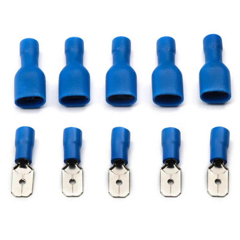 20Pcs Female+Male Electrical Wiring Connector Insulated Spade Crimp Terminal FDFD2-250 MDD2-250 4.0-6.0mm2 22-10AWG
20Pcs Female+Male Electrical Wiring Connector Insulated Spade Crimp Terminal FDFD2-250 MDD2-250 4.0-6.0mm2 22-10AWG