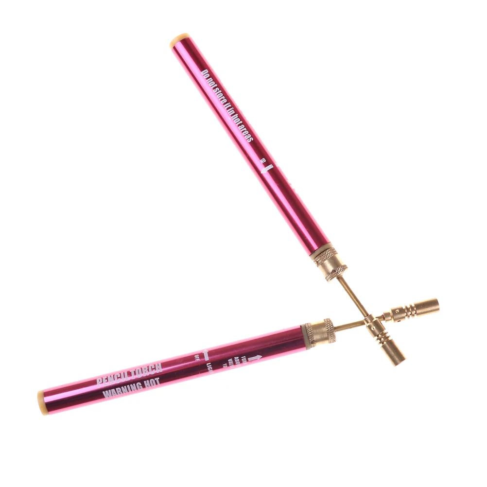 Pink Color Mini Gas Blow Torch Gun Soldering Solder Iron Cordless Welding Pen Burner Welding Tool
Pink Color Mini Gas Blow Torch Gun Soldering Solder Iron Cordless Welding Pen Burner Welding Tool