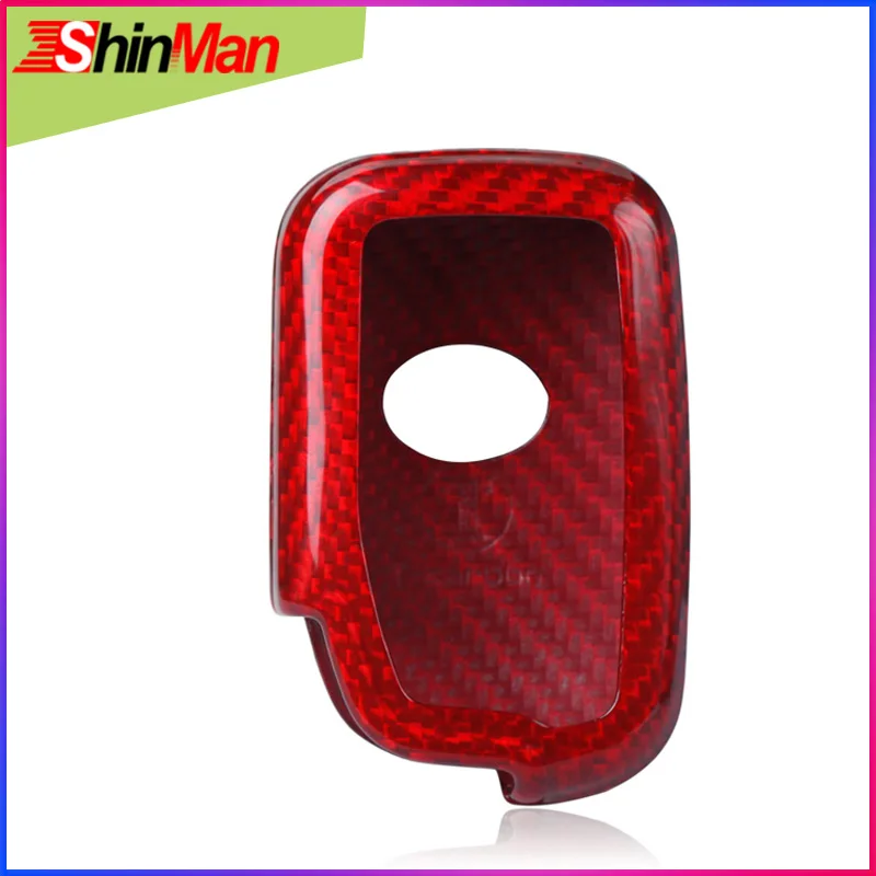 ShinMan Carbon Fiber Remote Car key Case key shell Key Cover Keychain For Lexus ES GS LX RX GX CT CAR Accessories
ShinMan Carbon Fiber Remote Car key Case key shell Key Cover Keychain For Lexus ES GS LX RX GX CT CAR Accessories