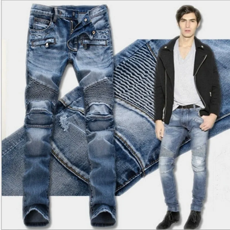 Yipihorse 2019 summer men ripped jeans slim fit denim pants tiedye jeans men pleated motorcycle biker jeans hip hop strech men
Yipihorse 2019 summer men ripped jeans slim fit denim pants tiedye jeans men pleated motorcycle biker jeans hip hop strech men
