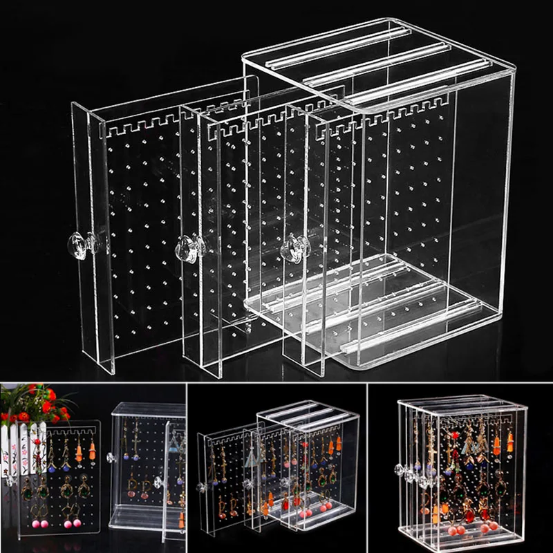 Acrylic Jewelry Storage Dustproof Transparent Women Jewelry Box Earrings Display Stand Rack Wedding Decoration FPing
Acrylic Jewelry Storage Dustproof Transparent Women Jewelry Box Earrings Display Stand Rack Wedding Decoration FPing