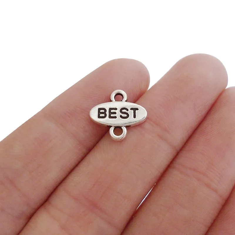 50 x Hide Silver BEST Connectors Charms Beads For DIY Necklace Bracelet Jewelry Making Findings 12x12mm
50 x Hide Silver BEST Connectors Charms Beads For DIY Necklace Bracelet Jewelry Making Findings 12x12mm