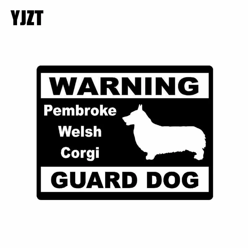 YJZT 15CM*11.4CM Pembroke Welsh Corgi Guard Dog Warning Guard Car Sticker Black/Silver C2-3210
YJZT 15CM*11.4CM Pembroke Welsh Corgi Guard Dog Warning Guard Car Sticker Black/Silver C2-3210
