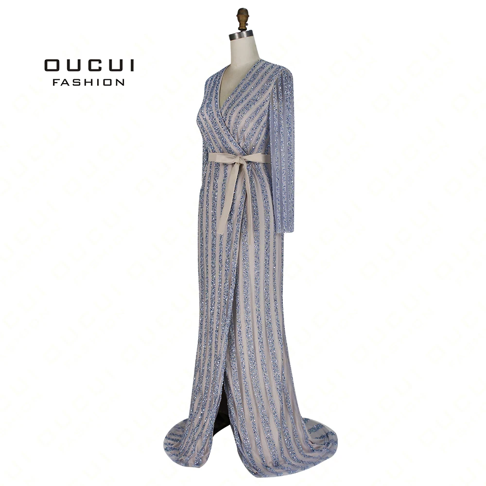 robe de marie Beaded Handmade Long Evening Dress Elegant Full Sleeves Gary Blue Color Party Gown OL102933
robe de marie Beaded Handmade Long Evening Dress Elegant Full Sleeves Gary Blue Color Party Gown OL102933