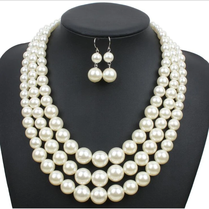 SoAyle Fashion Bohemian Tribal Jewelry Beads Halsband Amazonite Stones Natural 3 Layers Pearls Necklace Earrings Set Classic
SoAyle Fashion Bohemian Tribal Jewelry Beads Halsband Amazonite Stones Natural 3 Layers Pearls Necklace Earrings Set Classic