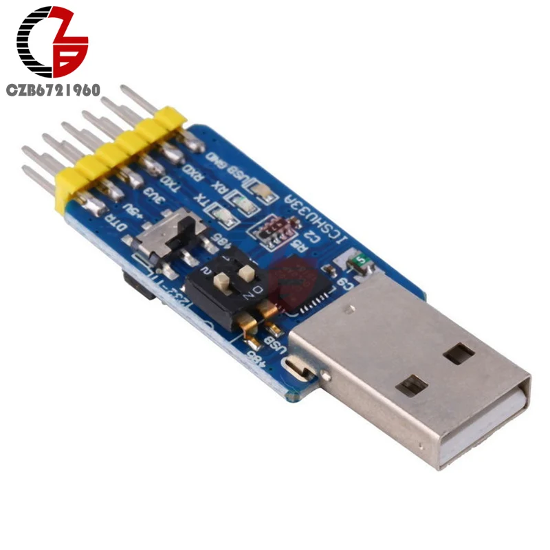 6 in 1 CP2102 USB to TTL RS232 USB TTL to RS485 Mutual Multifunctional Convert Convert Module
6 in 1 CP2102 USB to TTL RS232 USB TTL to RS485 Mutual Multifunctional Convert Convert Module