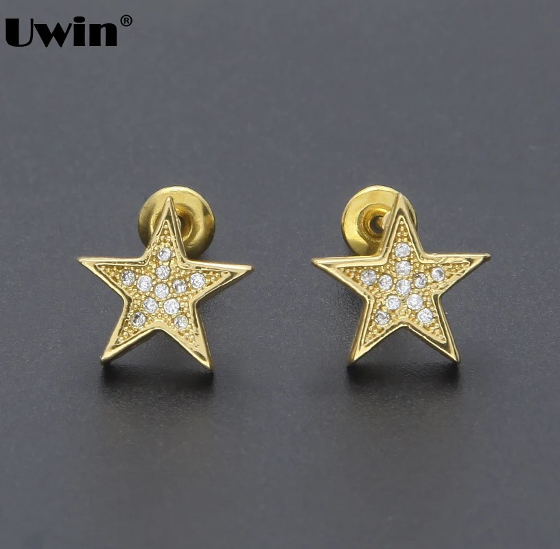 New Fashion Exquisite Design Beautiful CZ Crystal Zircon Micro Paved Star Shape Women Charm Stud Earrings Silver Plated Jewelry
New Fashion Exquisite Design Beautiful CZ Crystal Zircon Micro Paved Star Shape Women Charm Stud Earrings Silver Plated Jewelry