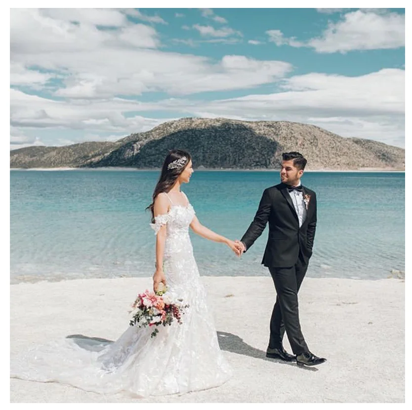 2019 Mermaid Wedding Dress Spaghetti Straps 2019 Vestidos de novia Lace Sweetheart Neck Bridal Gown Long Sleeves Wedding Gowns
2019 Mermaid Wedding Dress Spaghetti Straps 2019 Vestidos de novia Lace Sweetheart Neck Bridal Gown Long Sleeves Wedding Gowns