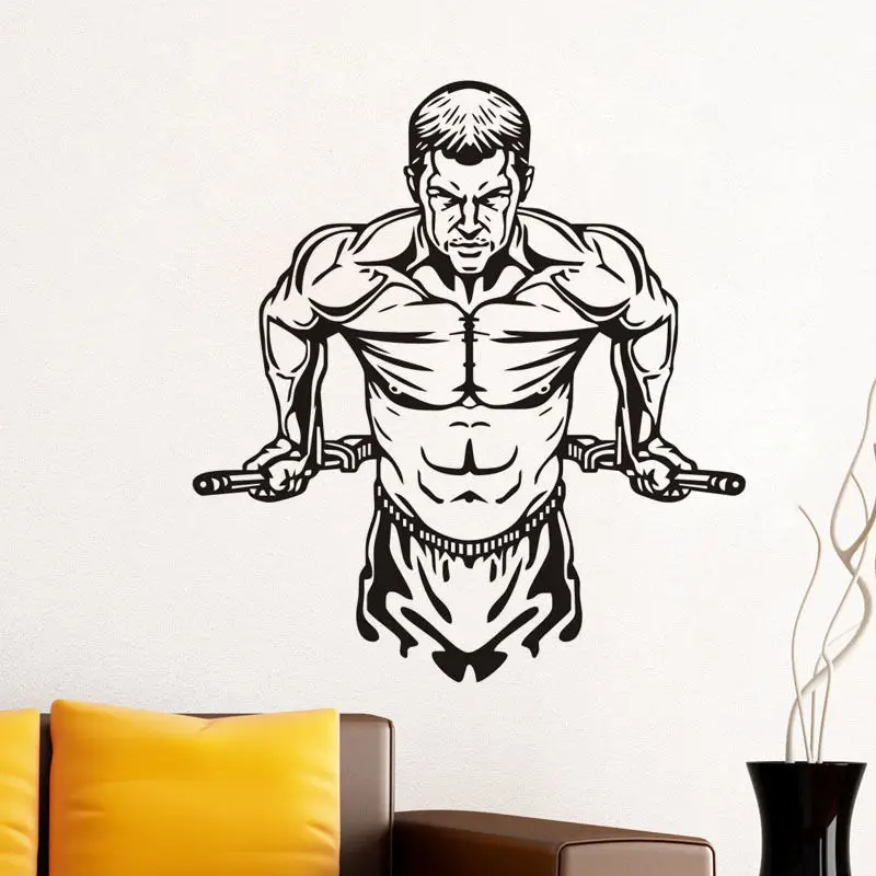 Perfect Quality Art Wall Decals Muscle Man Vinyl Removable Wall Sticker For Gymnasium Waterproof Living Room Decor Decal ZA402
Perfect Quality Art Wall Decals Muscle Man Vinyl Removable Wall Sticker For Gymnasium Waterproof Living Room Decor Decal ZA402