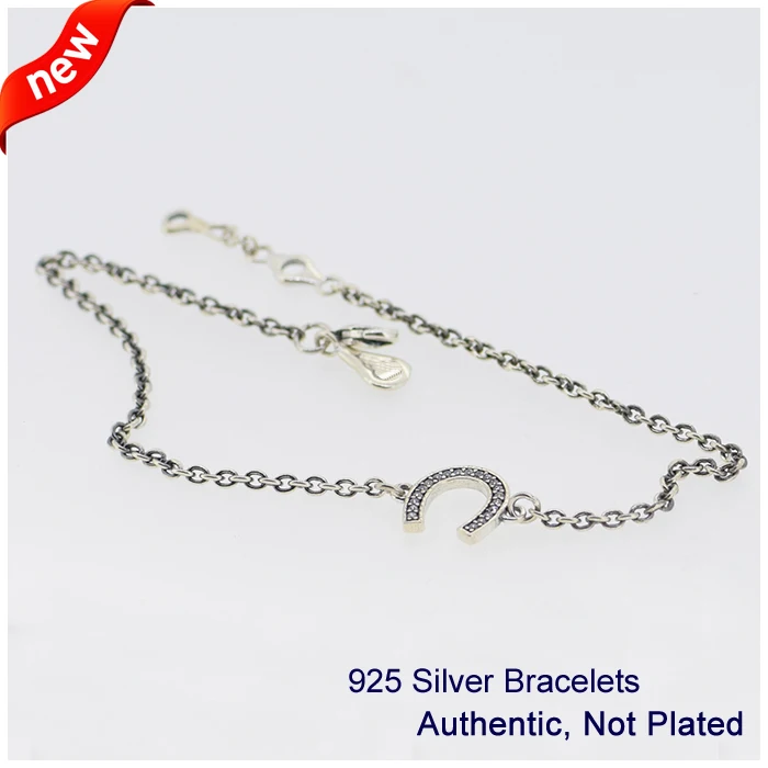 Symbol of Luck Bracelets with Clear Cubic Zirconia 100% 925 Sterling Silver Jewelry Free Shipping
Symbol of Luck Bracelets with Clear Cubic Zirconia 100% 925 Sterling Silver Jewelry Free Shipping