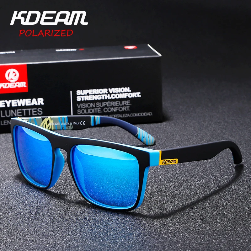 Highly Recommended KDEAM Mirror Polarized Sunglasses Men Square Sport Sun Glasses Women UV gafas de sol With Peanut Case KD156
Highly Recommended KDEAM Mirror Polarized Sunglasses Men Square Sport Sun Glasses Women UV gafas de sol With Peanut Case KD156