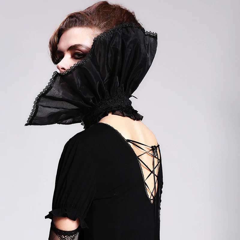 Devil Fashion Victorian Style Noble Black Sexy Lace High Collar for Women Fashion Women Apparel Accessories Fancy Cappa
Devil Fashion Victorian Style Noble Black Sexy Lace High Collar for Women Fashion Women Apparel Accessories Fancy Cappa