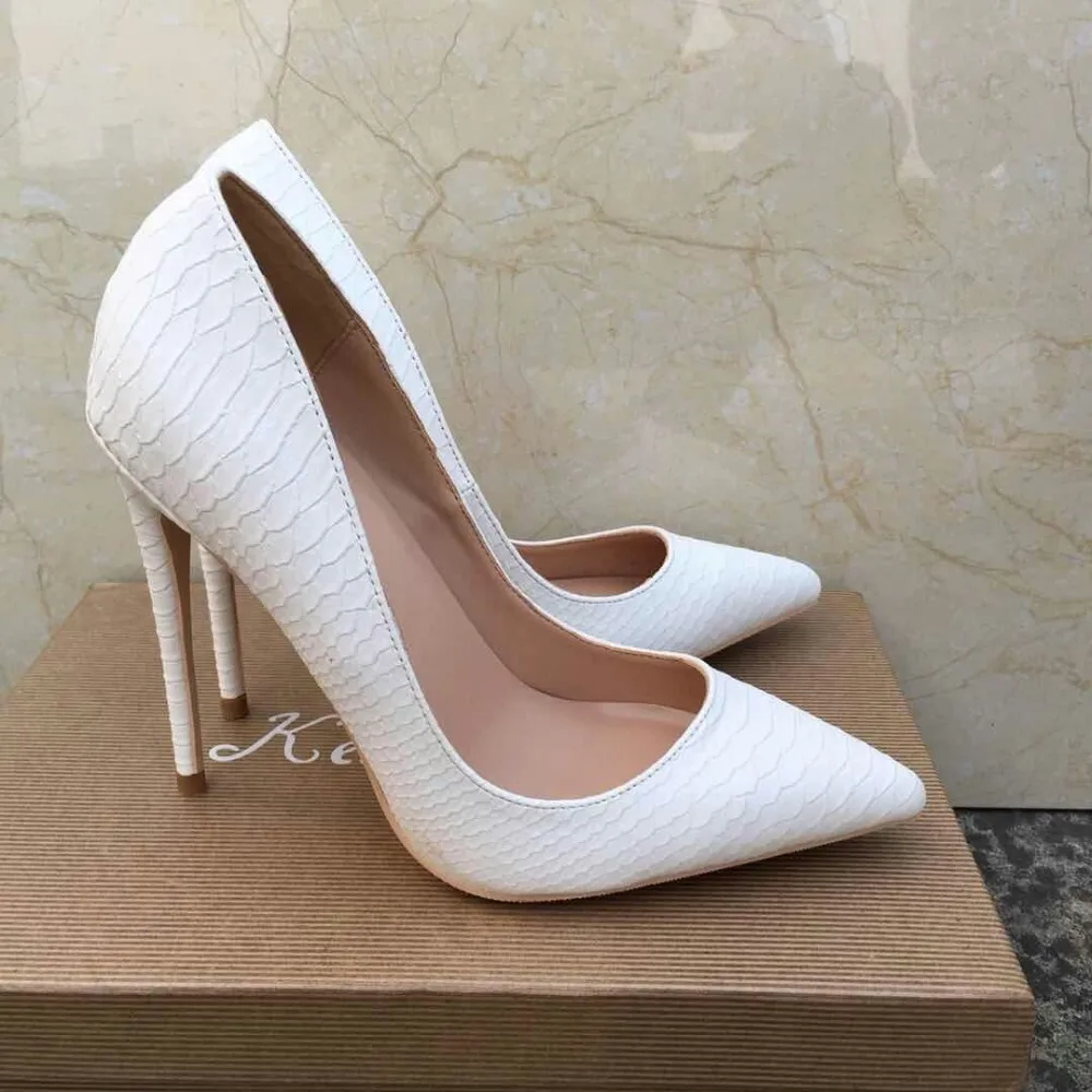 Fashion free shipping Women white Snake Leather Poined Toe Stiletto high heel shoes pump HIGH-HEELED SHOES Wedding shoes
Fashion free shipping Women white Snake Leather Poined Toe Stiletto high heel shoes pump HIGH-HEELED SHOES Wedding shoes