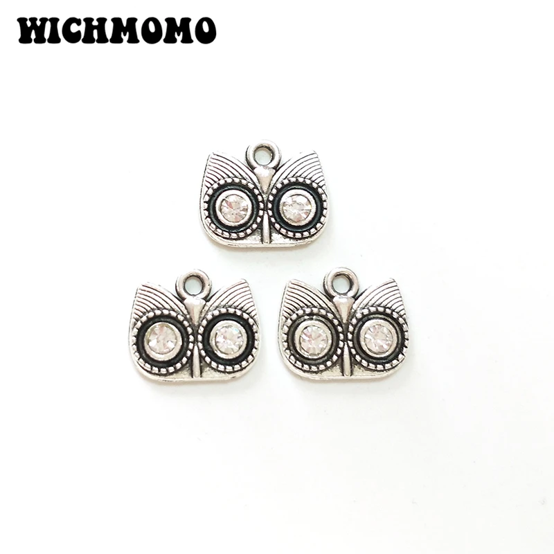 New 10pieces 15mm Retro Plated Zinc Alloy Owl Inlay Crystal Eyes Charms for DIY Necklace Jewelry Accessories
New 10pieces 15mm Retro Plated Zinc Alloy Owl Inlay Crystal Eyes Charms for DIY Necklace Jewelry Accessories