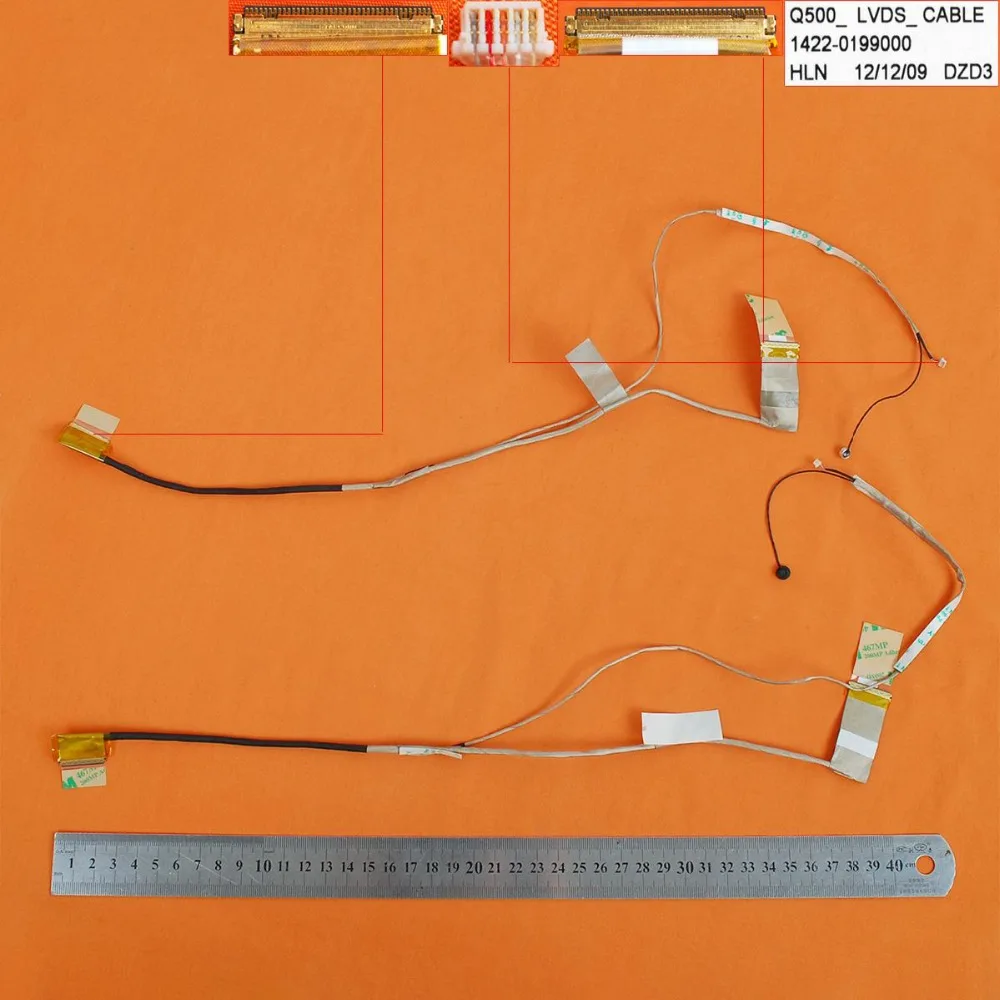 New Laptop LCD Cable For Asus Q500 Q500A Q500A-1B 40pin,ORG PN:1422-0199000 Screen LVDS Connector
New Laptop LCD Cable For Asus Q500 Q500A Q500A-1B 40pin,ORG PN:1422-0199000 Screen LVDS Connector