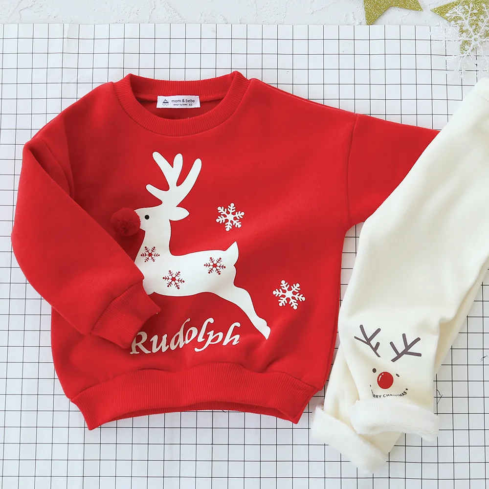 Childre Girls Christmas Leggings Pants Cute Christmas Deer Warm Cashmere Thickened Female Baby Trousers for 1-6 Years Old
Childre Girls Christmas Leggings Pants Cute Christmas Deer Warm Cashmere Thickened Female Baby Trousers for 1-6 Years Old