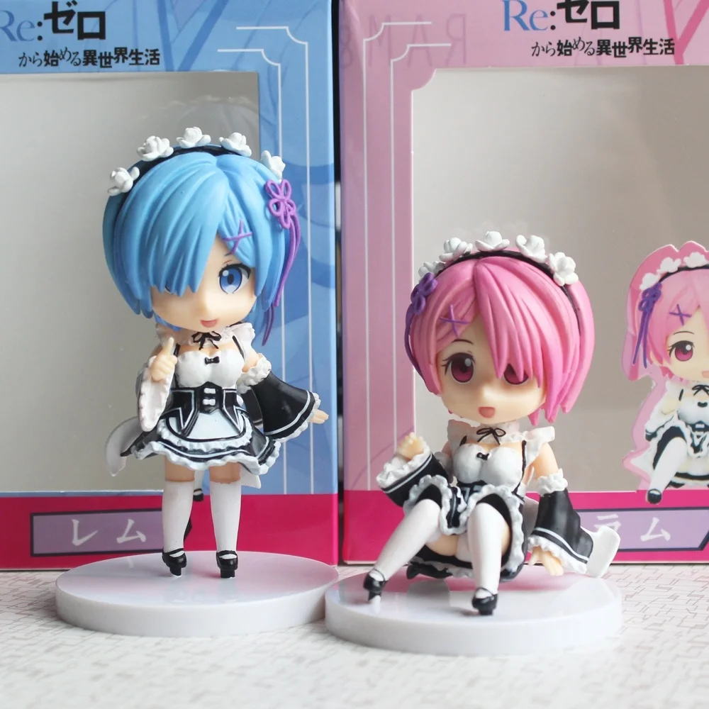 Re:Zero kara Hajimeru Isekai Seikatsu Rem и Ram милые фигурки героев 2 шт./компл.
Re:Zero kara Hajimeru Isekai Seikatsu Rem и Ram милые фигурки героев 2 шт./компл.
