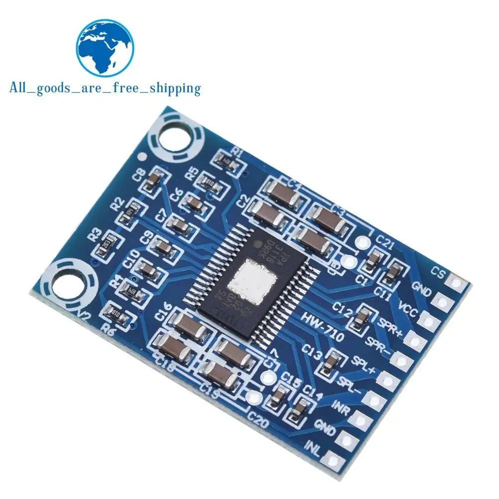 Завеса DC 12V 24V 2x50 Вт двухканальный Мини цифровой усилитель класса D 50 + TPA3116D2 XH M562