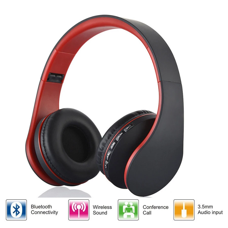 Цифровой 4 в 1 стерео Беспроводной наушники Bluetooth 4.1 + EDR гарнитуры проводные с