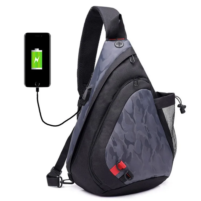 New Male Chest Bags Waterproof Top Quality Nylon Single Shoulder Large Male Crossbody USB Charging Travel Back Pack Handbag
New Male Chest Bags Waterproof Top Quality Nylon Single Shoulder Large Male Crossbody USB Charging Travel Back Pack Handbag