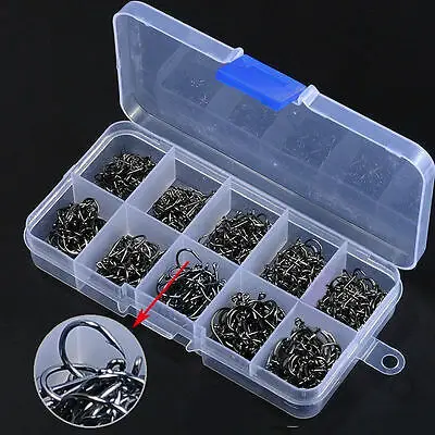 500pcs Metal Fishing Fish Long Spiky 3# 4# 5# 6# 7# 8# 9# 10# 11# 12# Fashion Hooks Pond Lake River 10Size+Box
500pcs Metal Fishing Fish Long Spiky 3# 4# 5# 6# 7# 8# 9# 10# 11# 12# Fashion Hooks Pond Lake River 10Size+Box