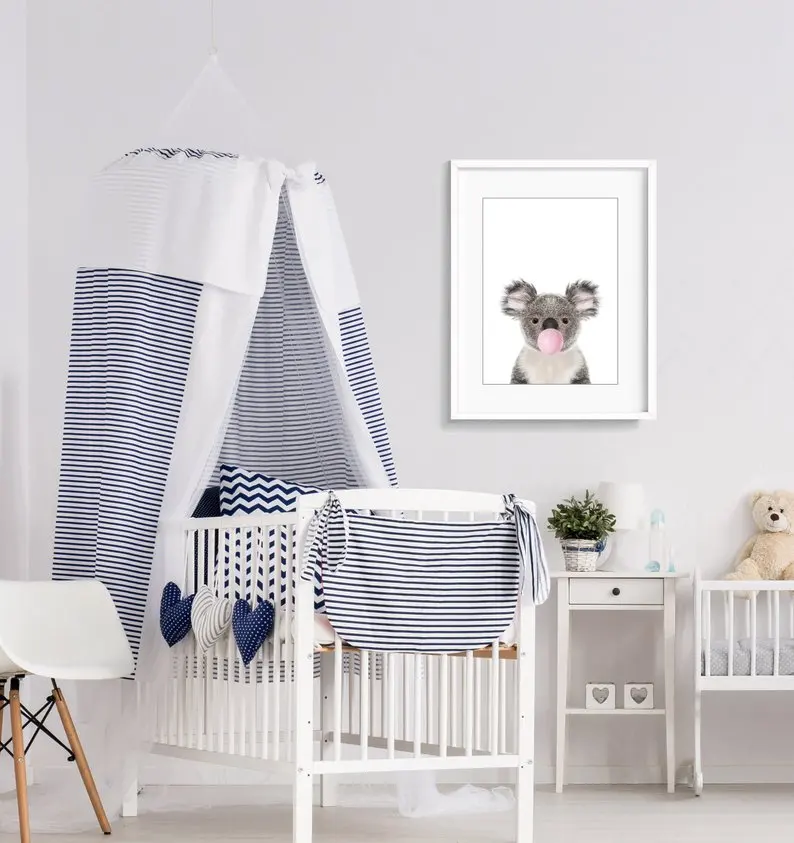 Modern Nordic Koala Bear With Bubble Gum Animal Wall Art Painting Prints Canvas Poster Cartoon Wall Pictures For Kids Room Decor
Modern Nordic Koala Bear With Bubble Gum Animal Wall Art Painting Prints Canvas Poster Cartoon Wall Pictures For Kids Room Decor
