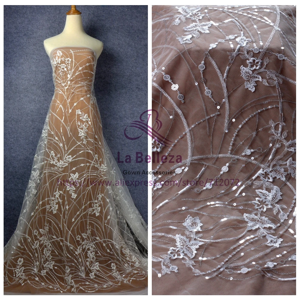 La Belleza Новая прозрачная блестками на сетке ткань из полиэстера с вышивкой bridel шириной 51 дюйм SN171002
La Belleza Новая прозрачная блестками на сетке ткань из полиэстера с вышивкой bridel шириной 51 дюйм SN171002