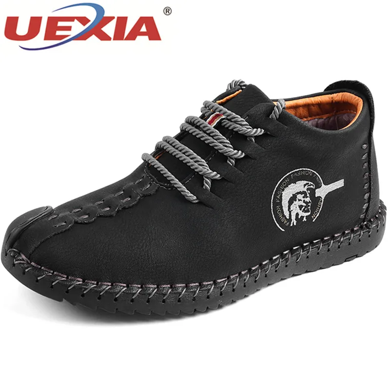 UEXIA/большие размеры дизайнерская обувь мужские ботинки рабочие тактические